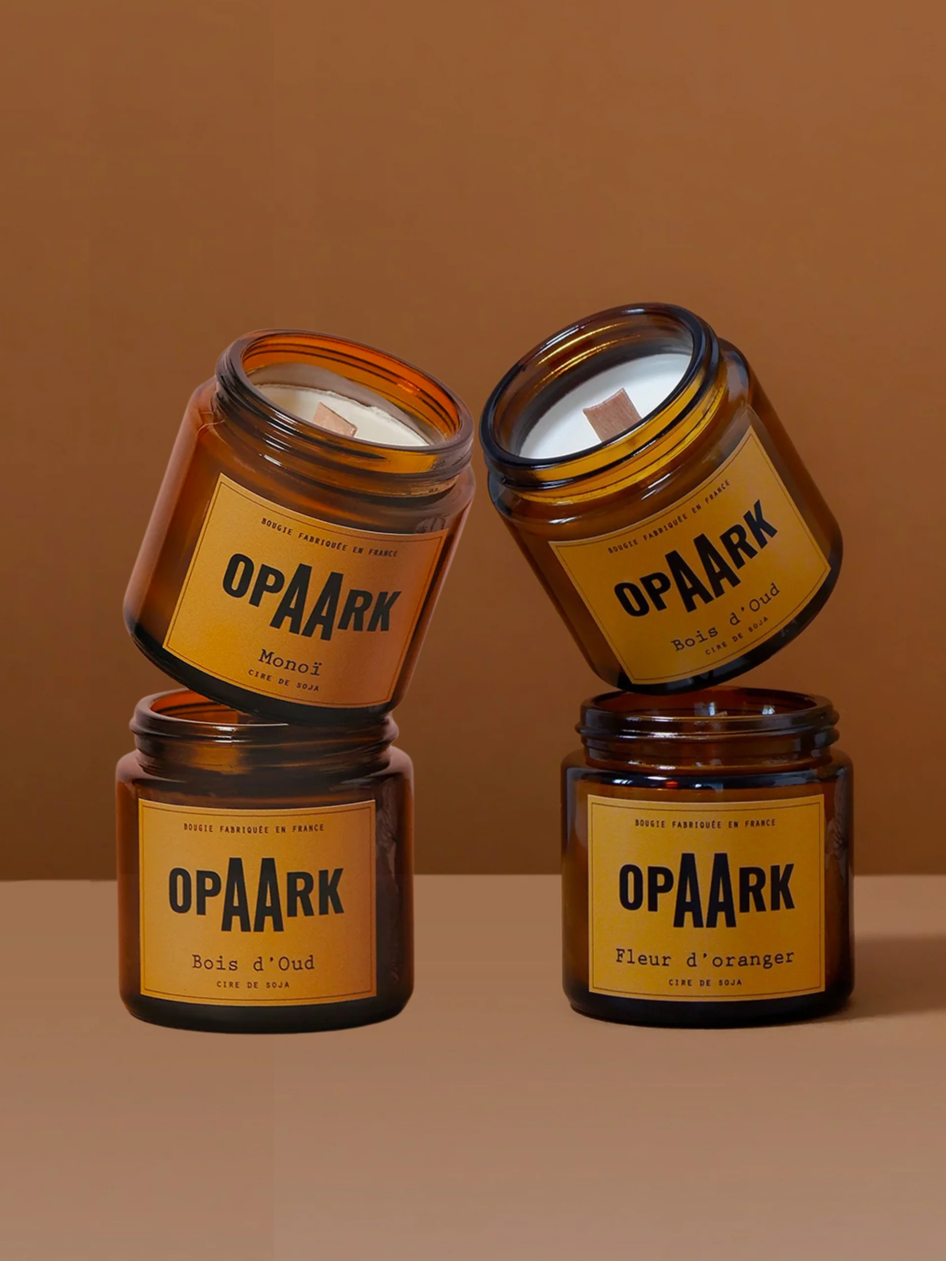 Pack de quatre bougies