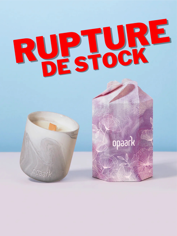 Bougie céramique dans sa boîte cadeau