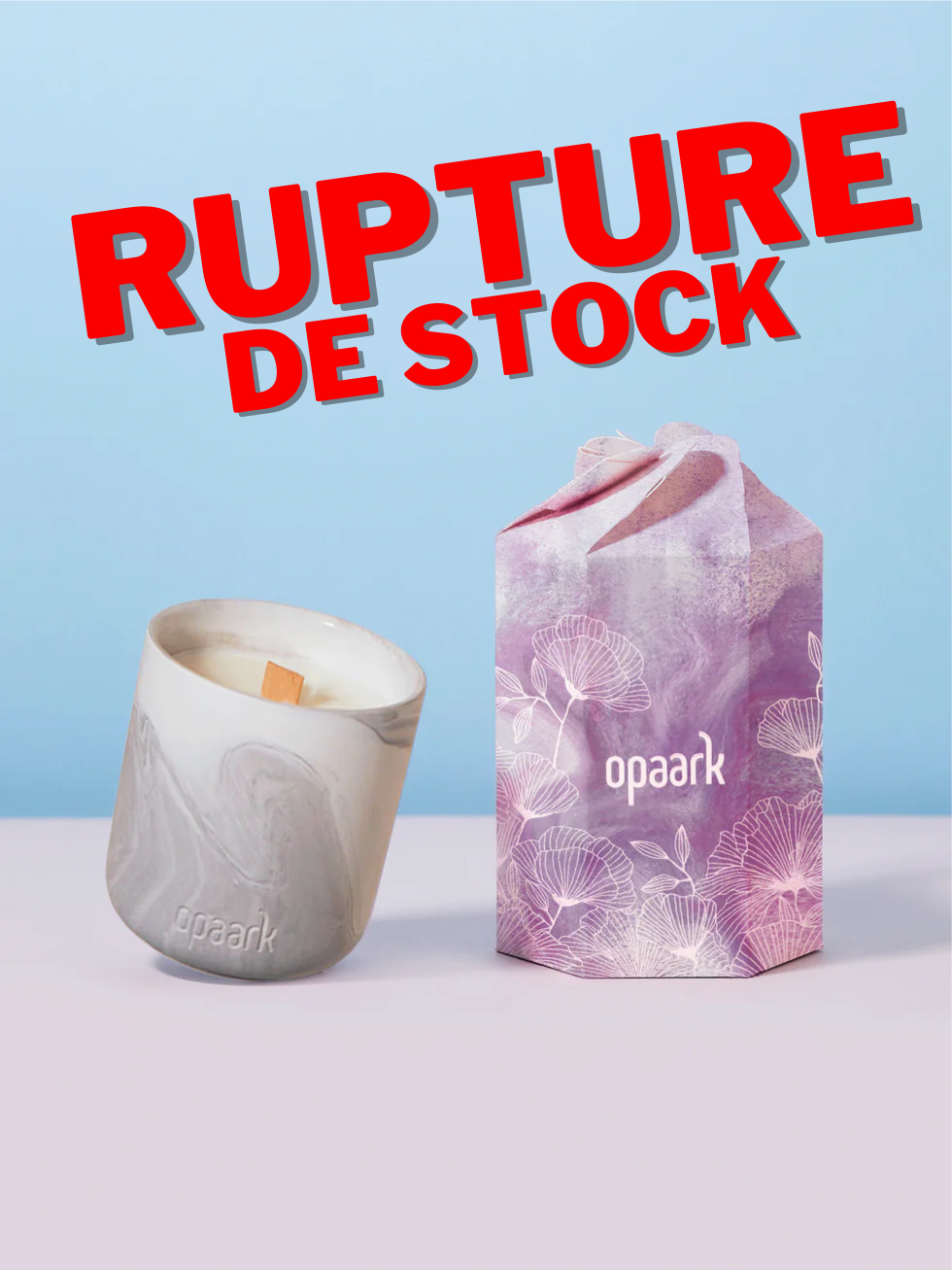 Bougie céramique dans sa boîte cadeau